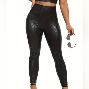Leopard Print Yoga Leggings